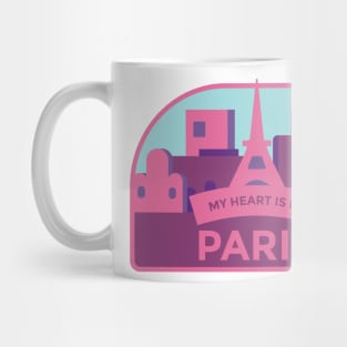 My Heart Is In Paris Mug